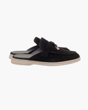 catalog-src:8fad5a3326c7 Black Suède Mediterranean Mule
