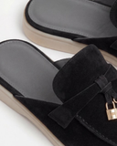 catalog-src:5800c44a3892 Black Suède Mediterranean Mule