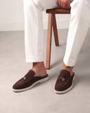 catalog-src:7121f3884ab9 Brown Suède Mediterranean Mule
