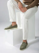 catalog-src:06e686d955f2 Classic Suède Loafer Olive Green
